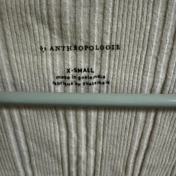 Anthropologie Cream long sleeve top with button detail Size XS - Picture 2 of 4